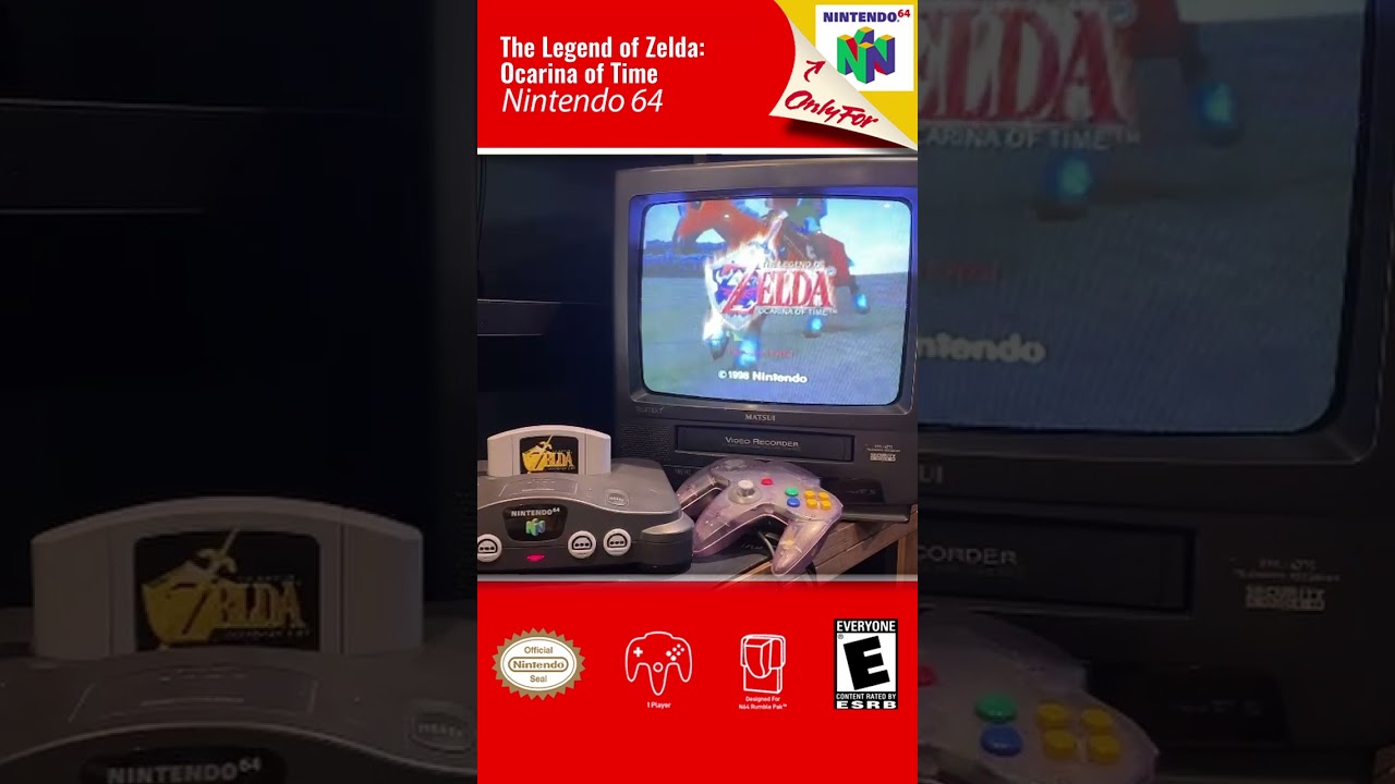 The Greatest Video Game Intro? | #TheLegendofZelda #ocarinaoftime  #retrogaming #n64 #90sgamer