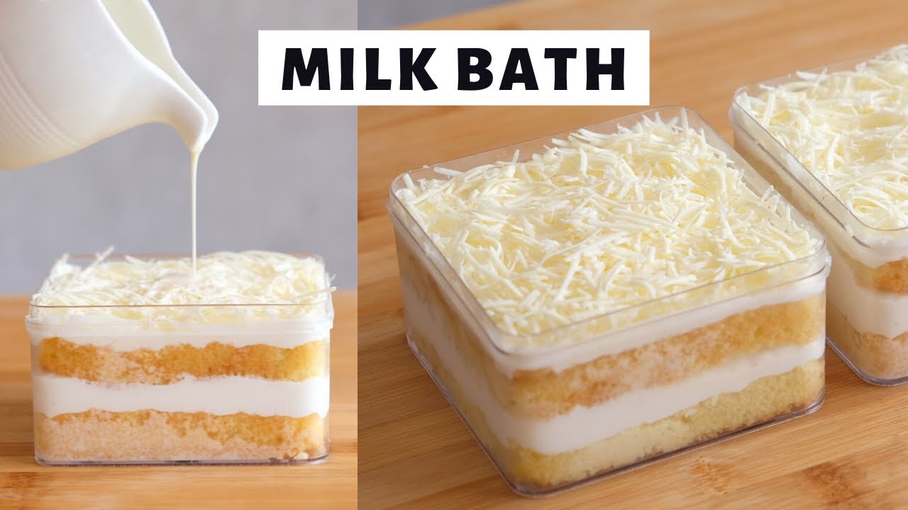 MILK BATH CAKE! MANIS GURIH!