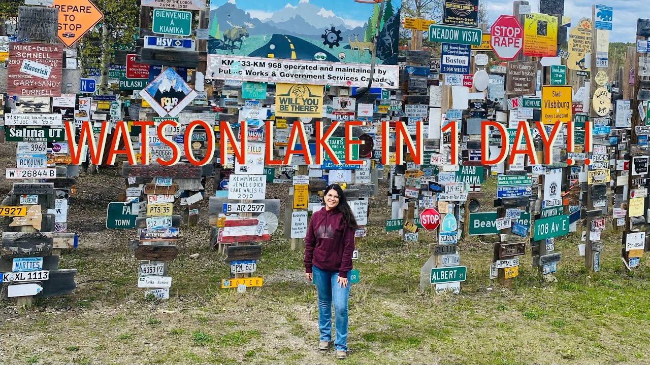 Epic Day Trip to Watson Lake, Yukon | Sign Post Forest, Wildlife & Hidden Gems!
