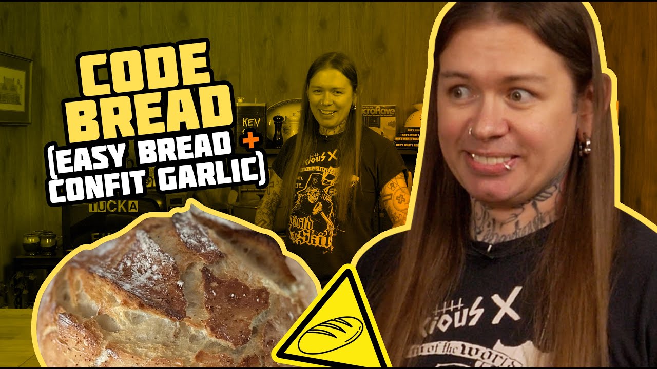 Easiest Bread Recipe EVER - W GARLIC CONFIT