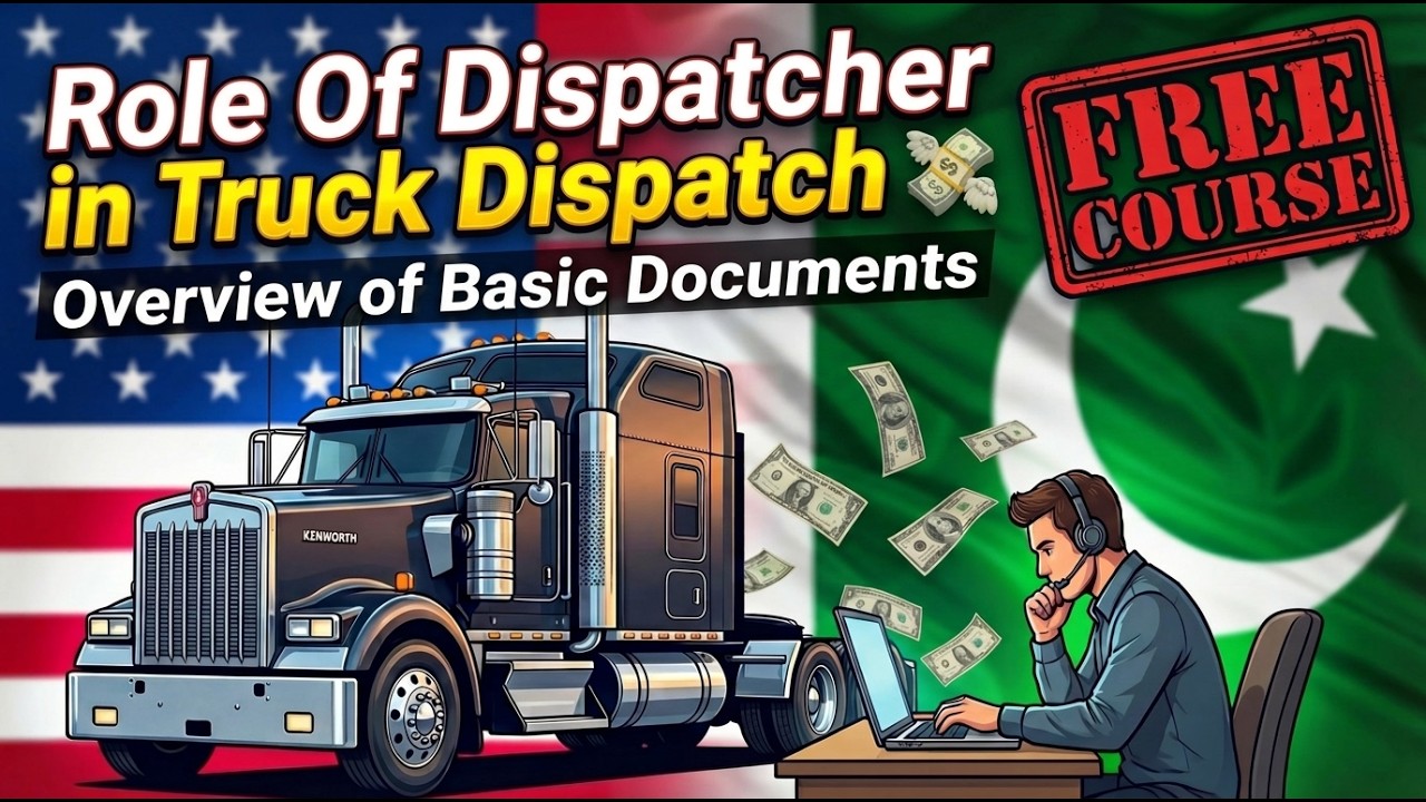 Role Of Dispatcher in #truckdispatching ✅ Lec#9 | Basic Documents in Dispatching