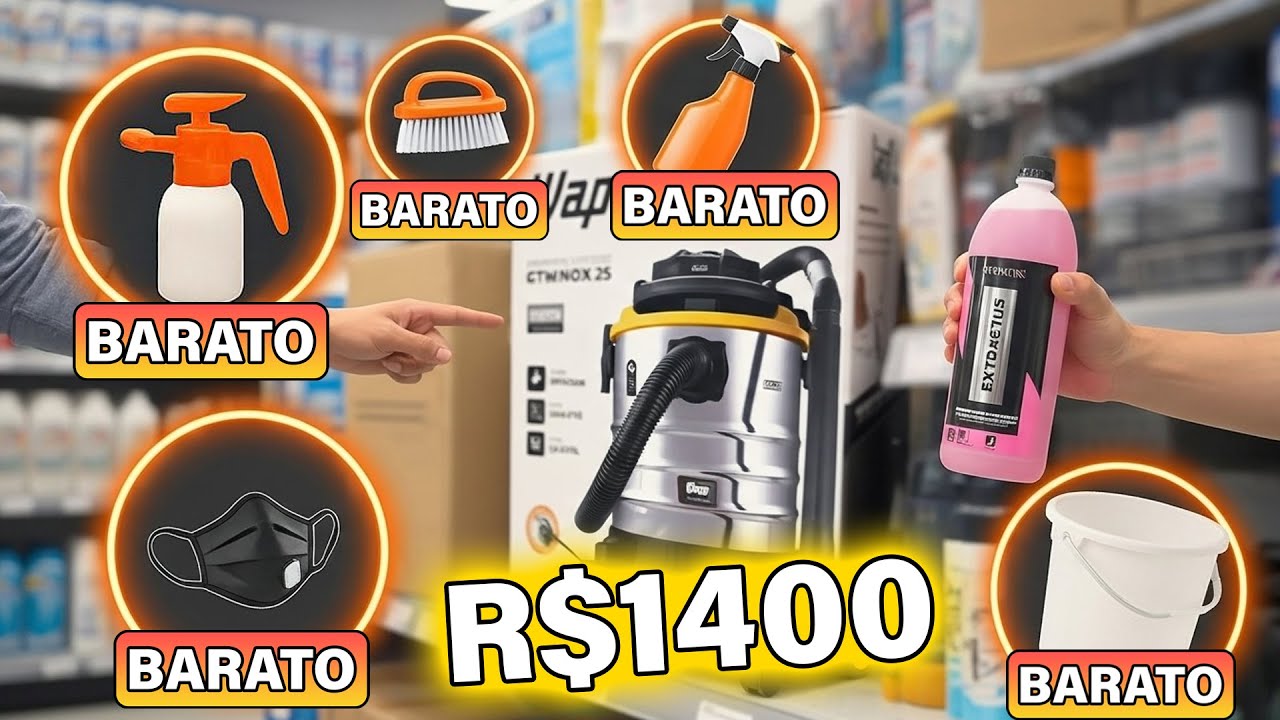 Invista menos de R$1400 e comece a LUCRAR até R$5 mil em 30 dias com HIGIENIZAÇÃO DE ESTOFADOS!