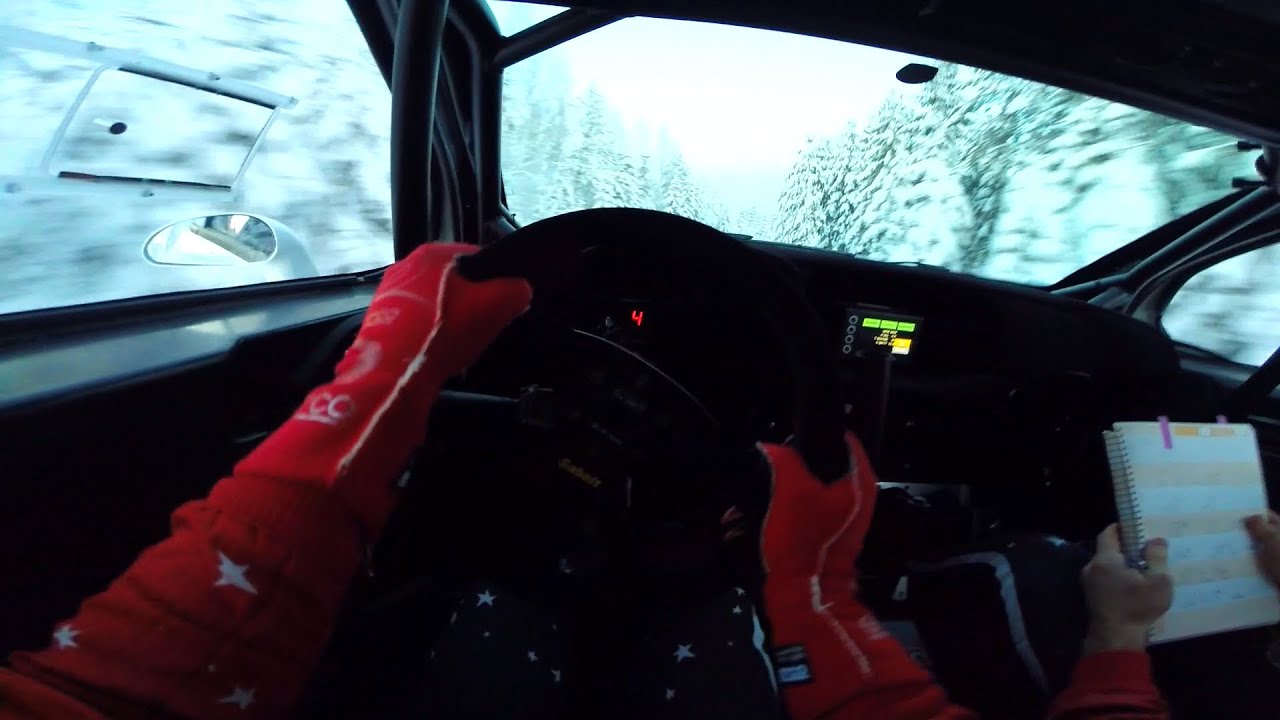 Citroen DS3 R5 snow test through Karl Kruuda eyes