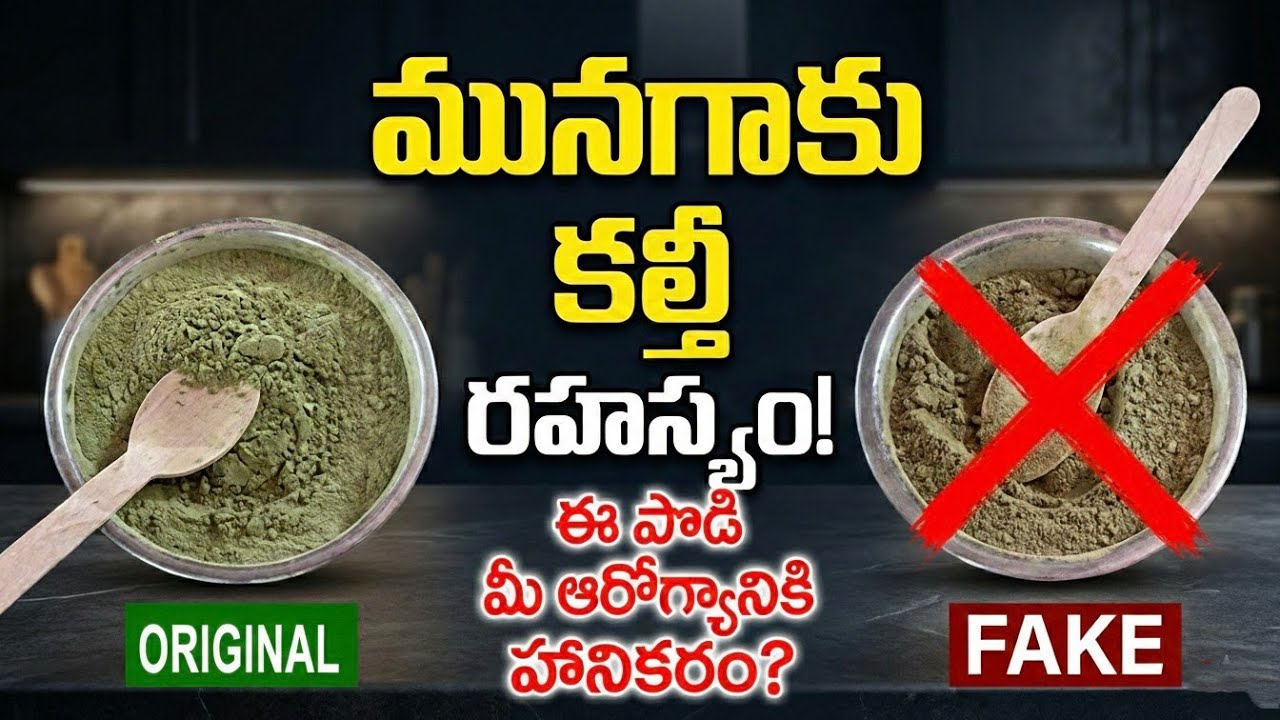 మునగాకు పౌడర్ విశిష్టత దాని ఉపయోగాలు తెలుసుకుందాం | Moringa (Munagaku) powder