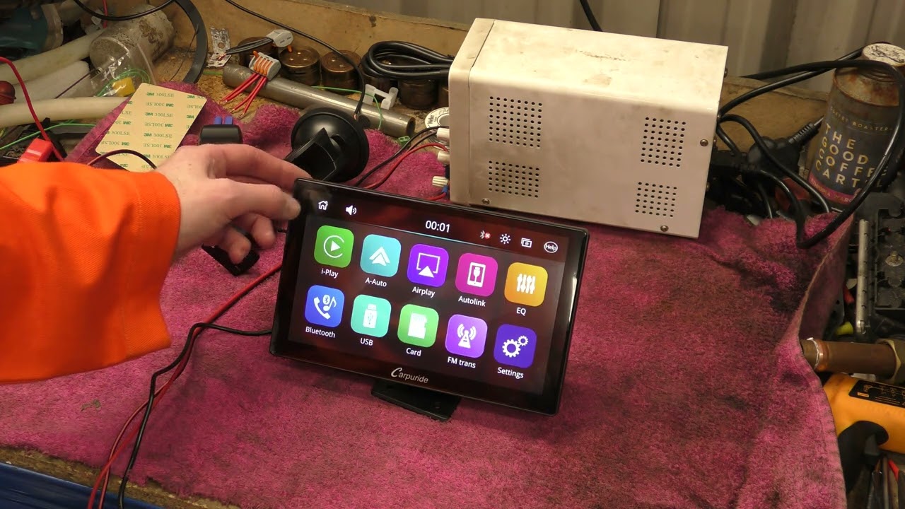 Carpuride headunitless Android Auto Apple CarPlay - bench test - Part A