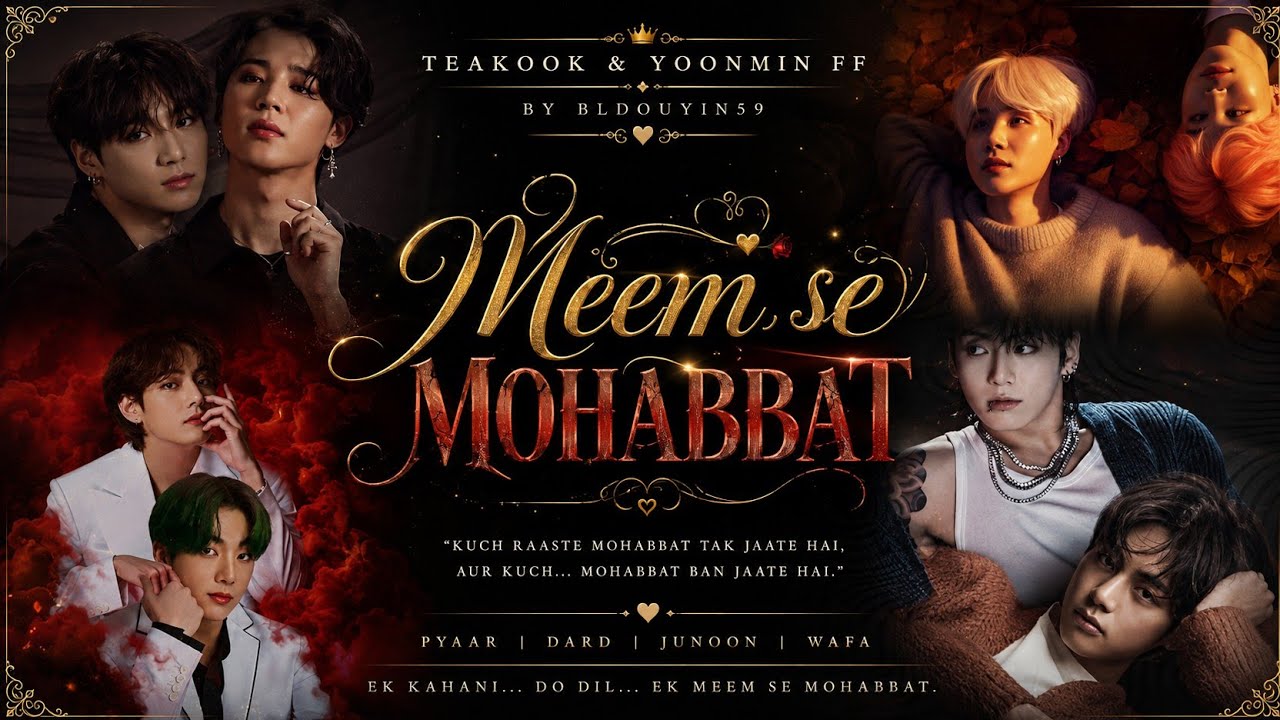 Meem se Mohabbat part 1#bts #bl #fouryou #suga #jimin #jungkook #teahyung #treding #love