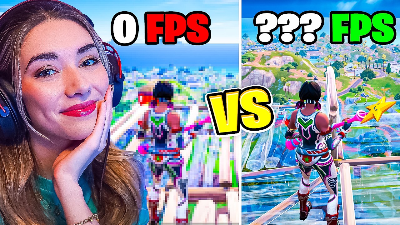 0 FPS против 360 FPS в Fortnite
