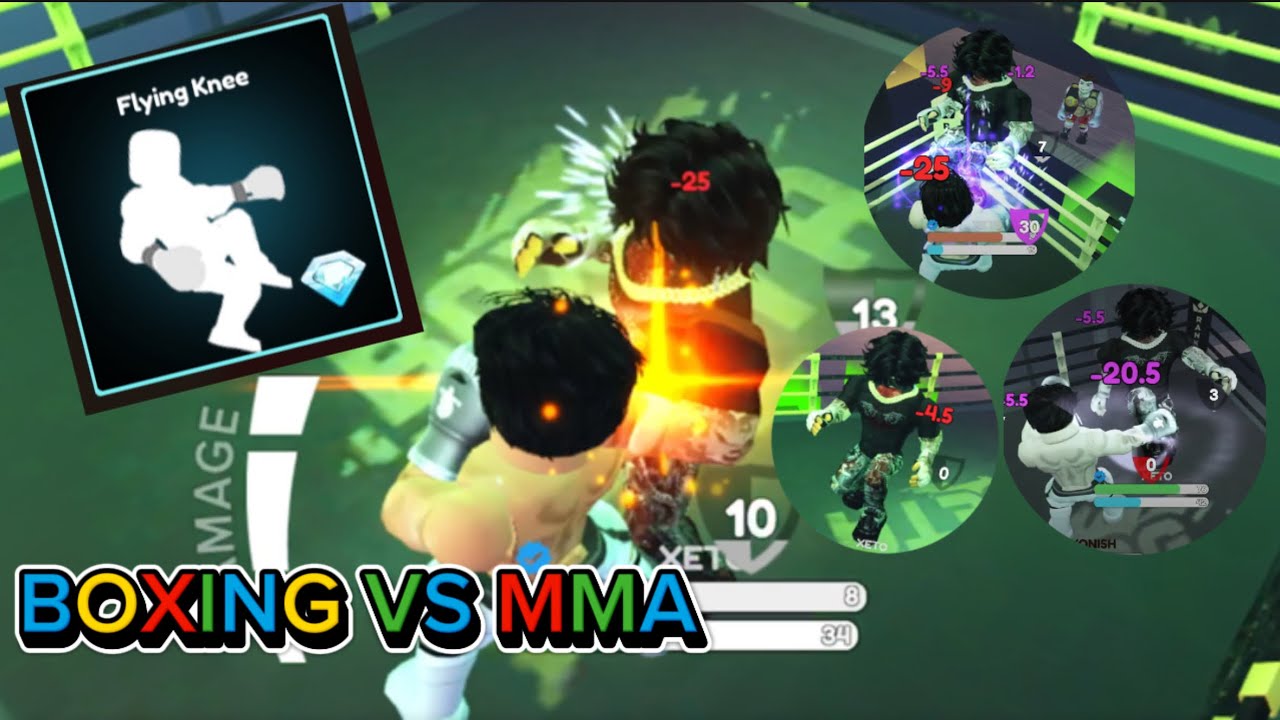 BOXING VS MMA IN ROBLOX BOXING BETA WHO WINS?