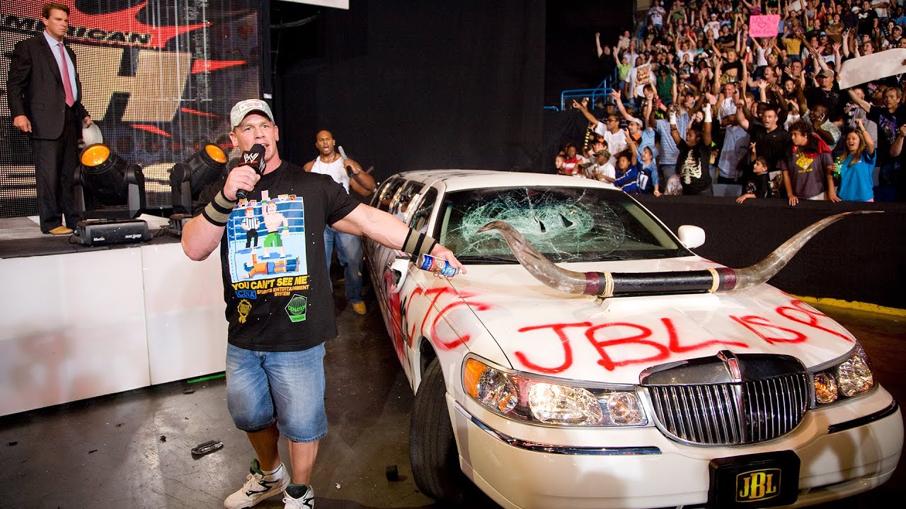 John Cena and Cryme Tyme give JBL's limo a makeover: Raw, July 7, 2008