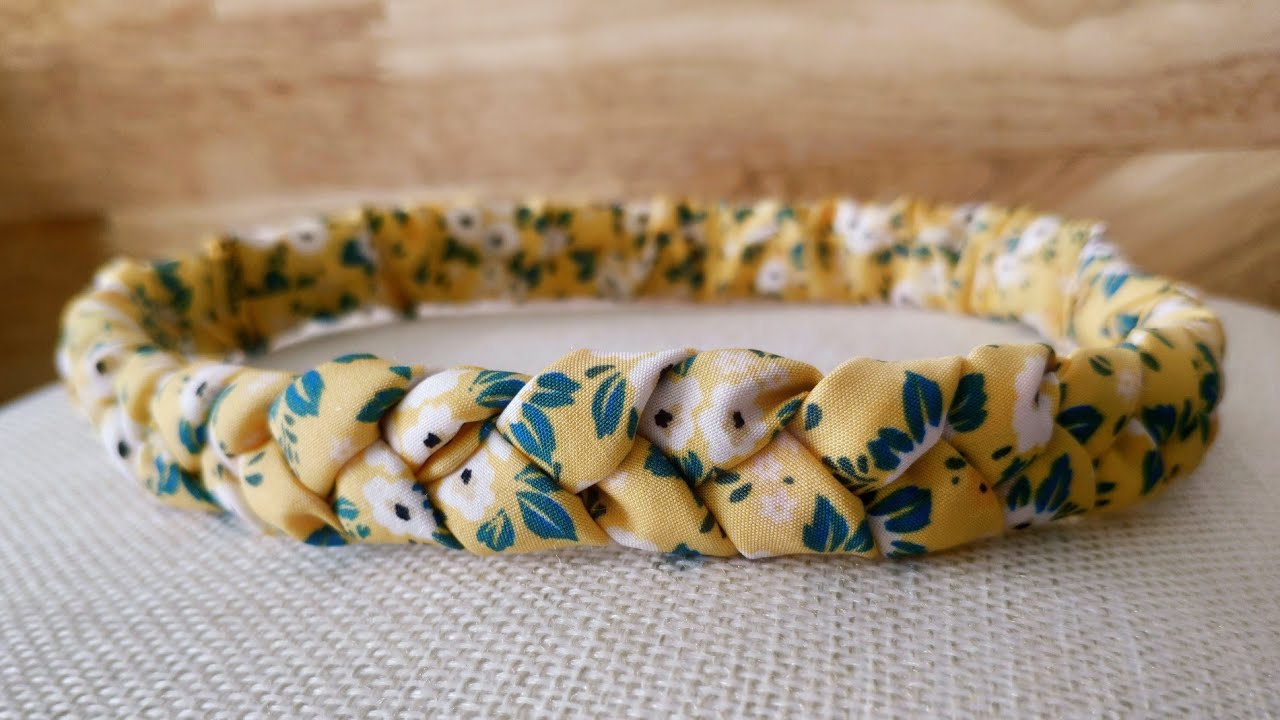 BP-Cách may băng đô thắt bím cổ điển đơn giản | How to sew retro braided headband simple
