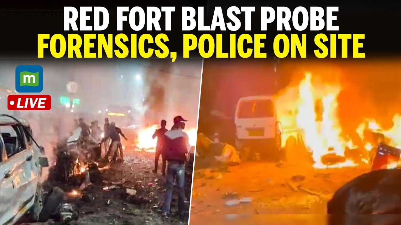 Delhi Red Fort Blast: Forensics, Police Investigate Car Explosion That Killed 8, Injured 20