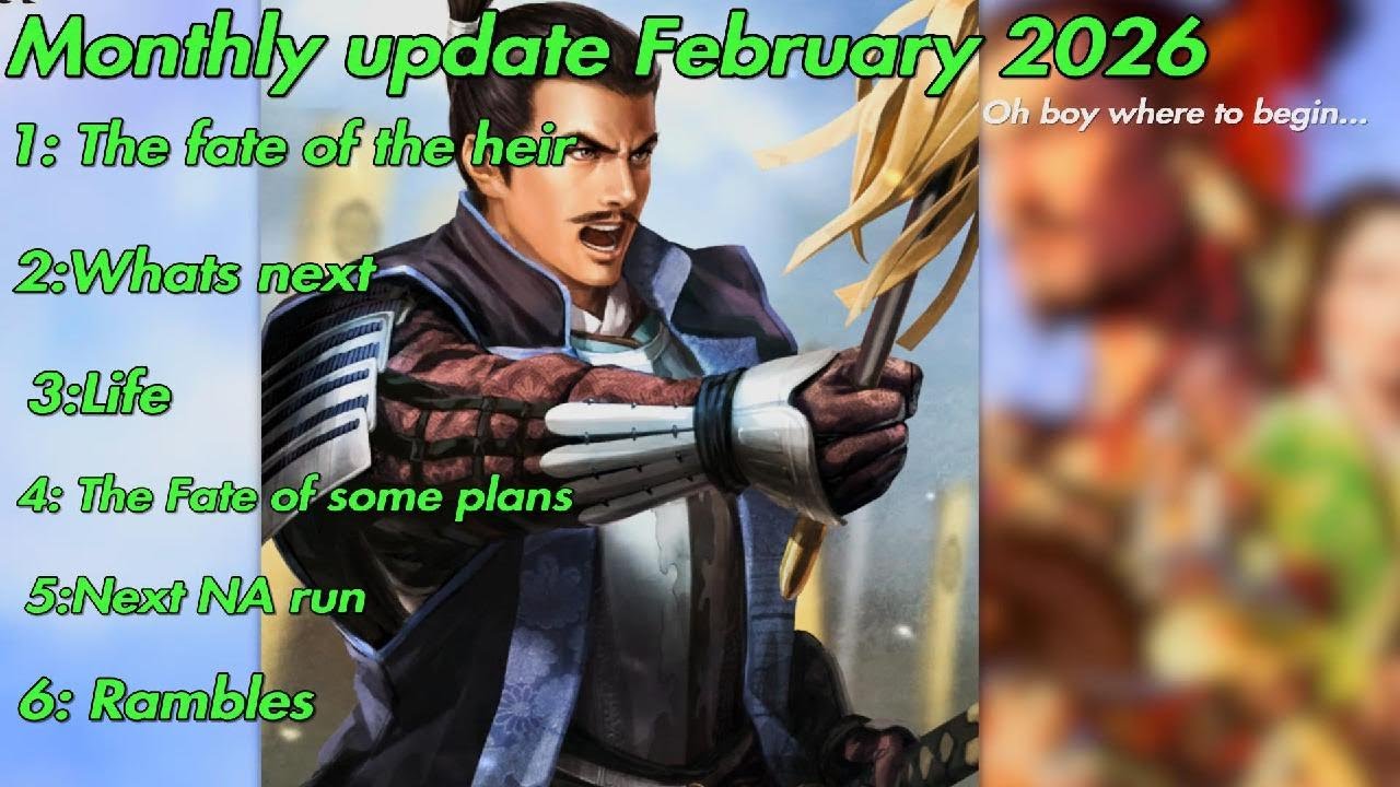 Monthly update February 2026