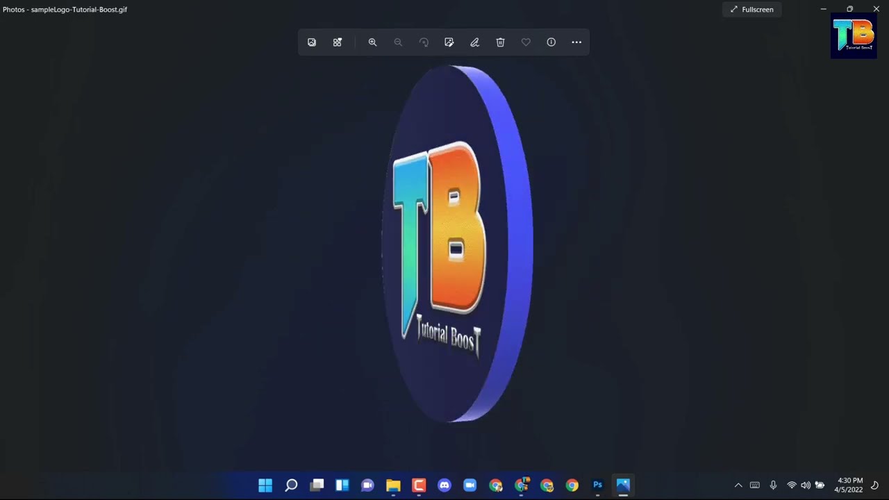Create a 3D Rotating Animated GIF Logo using Photoshop CC | Tutorial