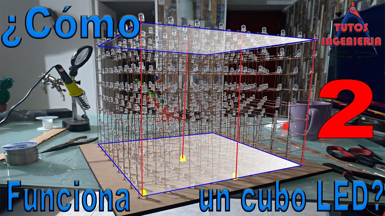 🏆 Cómo funciona un cubo LED hecho con arduino (Vídeo #2) 🧩