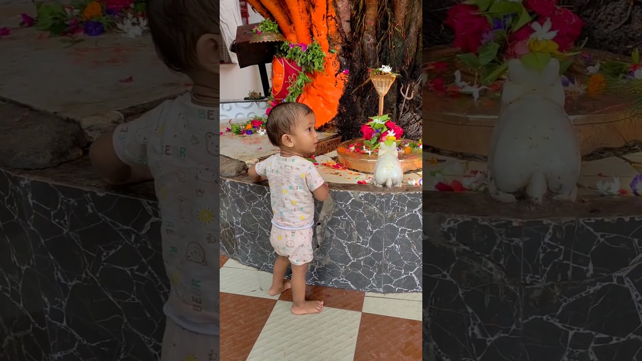 Little Angel&rsquo;s First Temple Visit | Innocent Devotion & Divine Moments | Baby&rsquo;s First Darshan