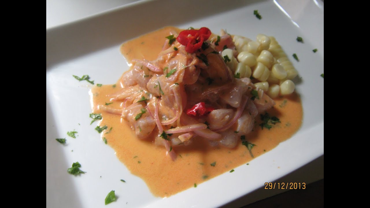 CEBICHE EN CREMA DE ROCOTO