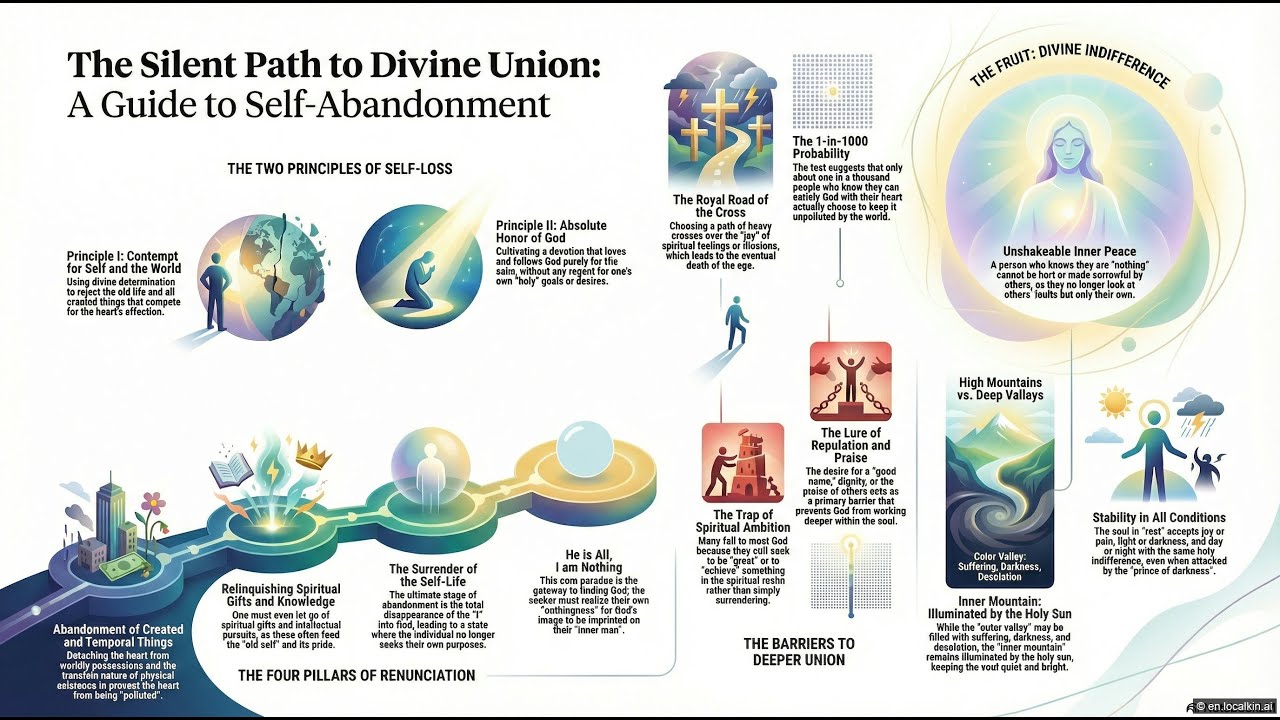 The Silent Path to Divine Union: Total Self-Abandonment (Audiobook)