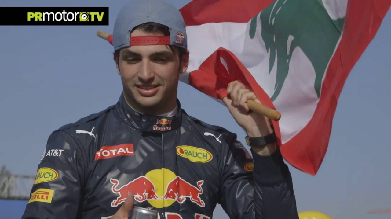 Complete Material! Red Bull Show Run Lebanon Beirut with Carlos Sainz by PRMotor TV