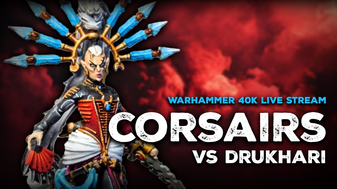 DRUKHARI VS CORSAIRS | WARHAMMER 40K BATTLE REPORT