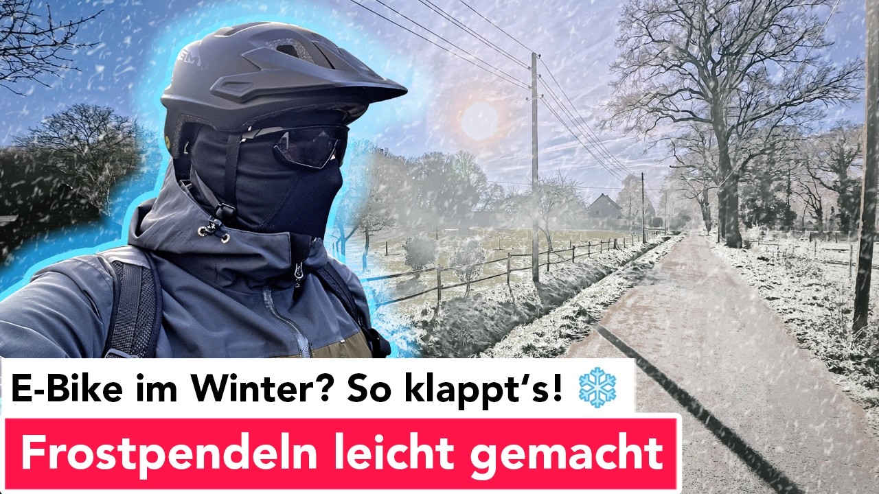 Frostpendeln mit dem E-Bike: Warm & Sicher durch den Winter! ❄🚲