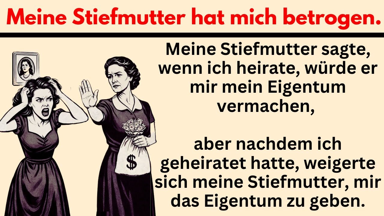 #109 | Meine Stiefmutter hat mich betrogen. – Deutsch lernen mit wahre Geschichte
