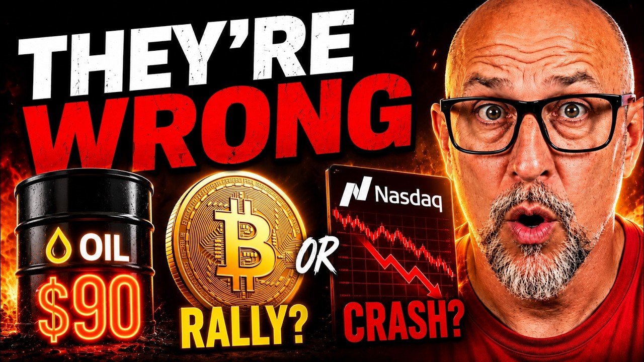 $90 Oil Shock: Bitcoin Rally or Nasdaq Crash?