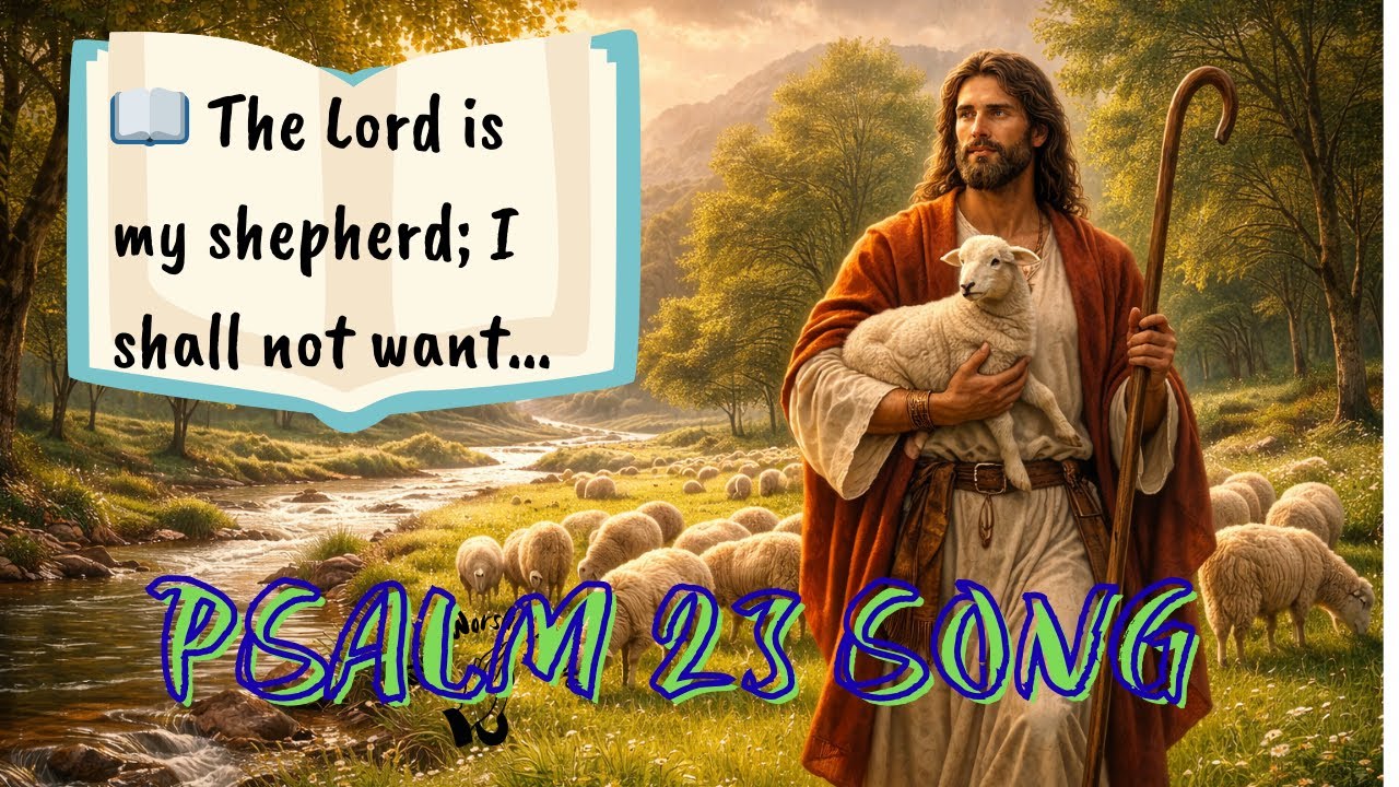 Let your soul rest in His presence. The Lord is my Shepherd — Psalm 23 as a song #WorshipSong #Psalm