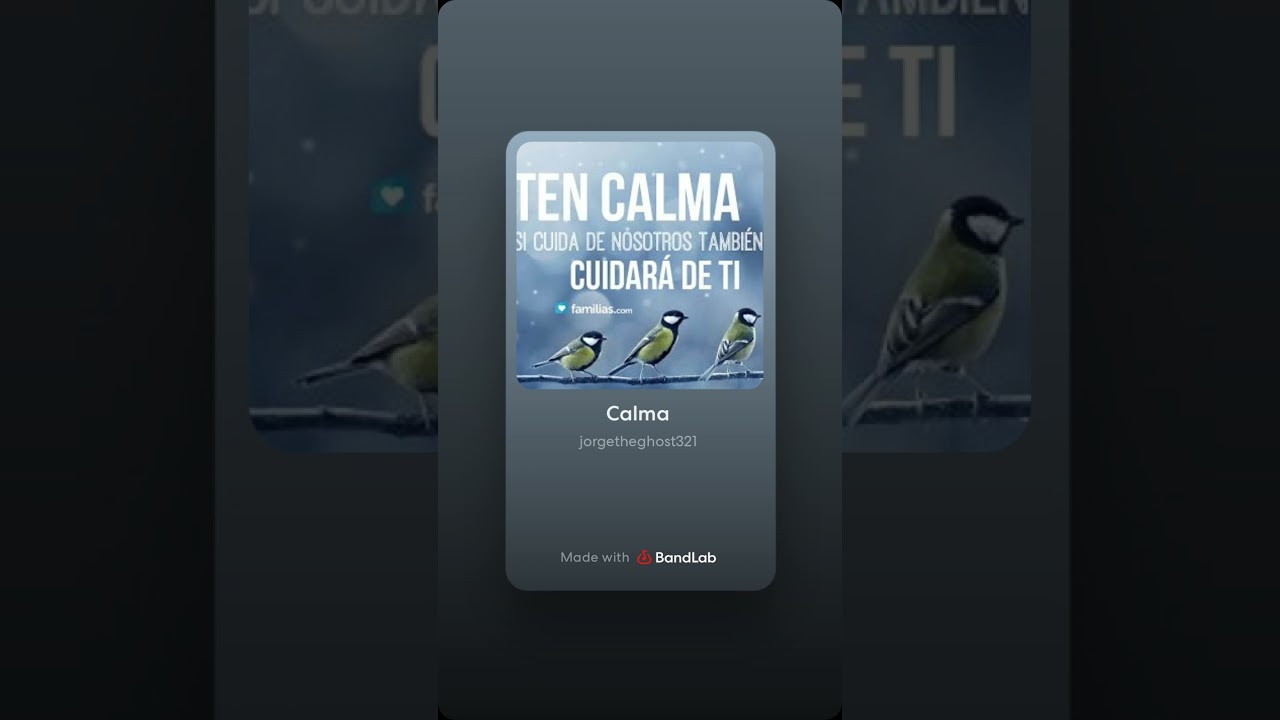 TEMA: Calma