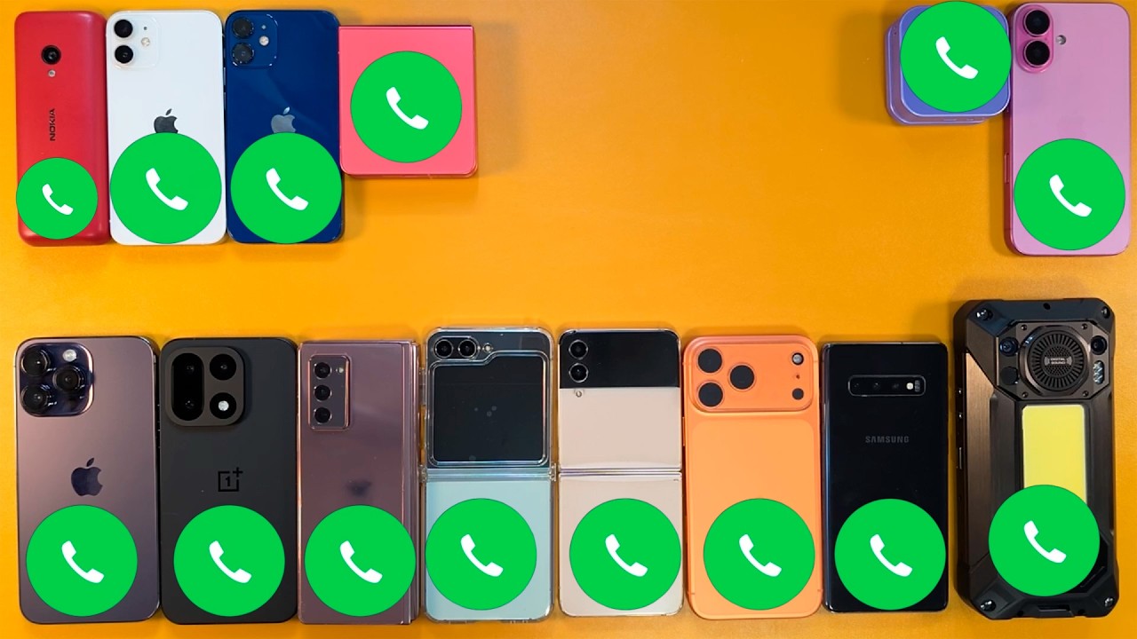 iPhone 17 Pro Max, iPhone 16, OnePlus 15, Samsung Z Flip 7, Guess Who Incoming Calling, iPhone 12...