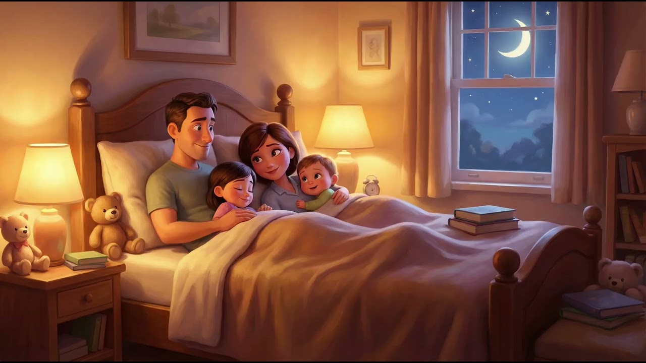 Where We Belong 🤍🌙 | Gentle Family Lullaby for Kids | Soft Piano Sleep Music for Babies & Toddlers