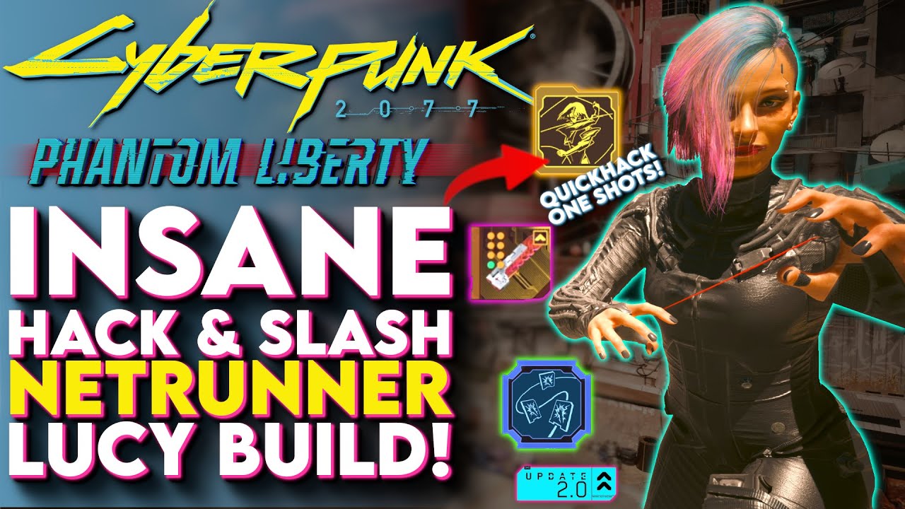 HACK And SLASH With This Lucy Build In Cyberpunk 2077 2.0! - Quickhack Monowire Build