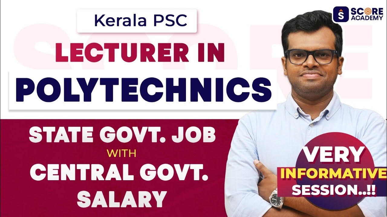 Lecturer in Electrical and Electronics Engineering Polytechnic Kerala PSC |Govt  Polytechnic