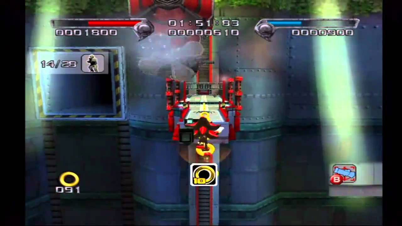 Shadow the Hedgehog: Stage 5-3 Iron Jungle (Dark Mission no com)