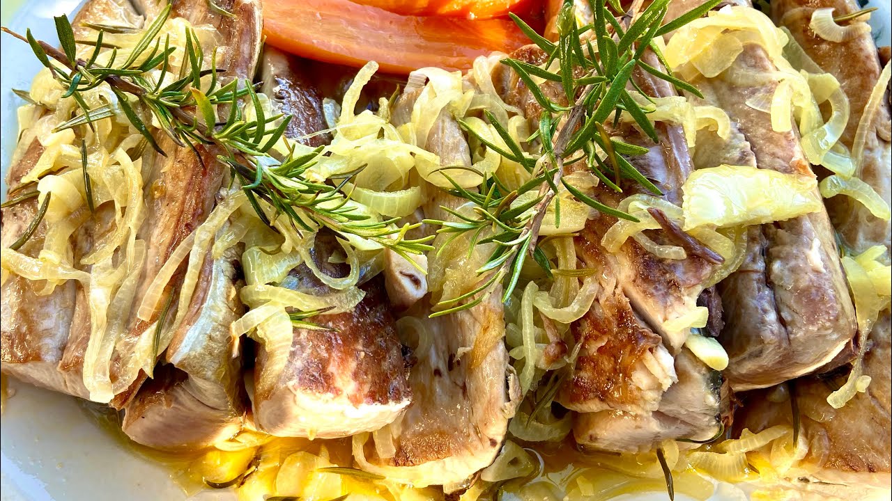 Com 10 euros faça peixe grelhado para 8 pessoas e uma sopa! Receita de serrajão