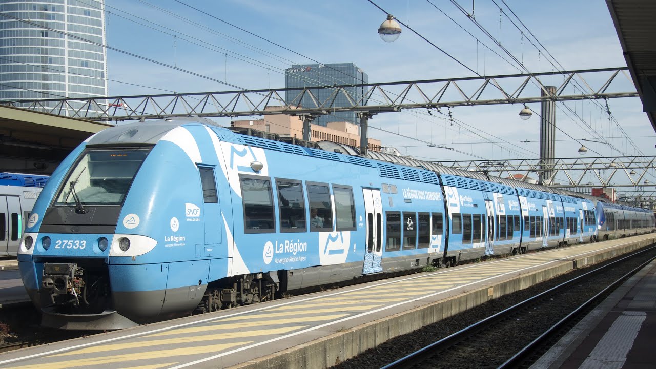 Une matinée en gare de Lyon Part Dieu (31/05/2025).