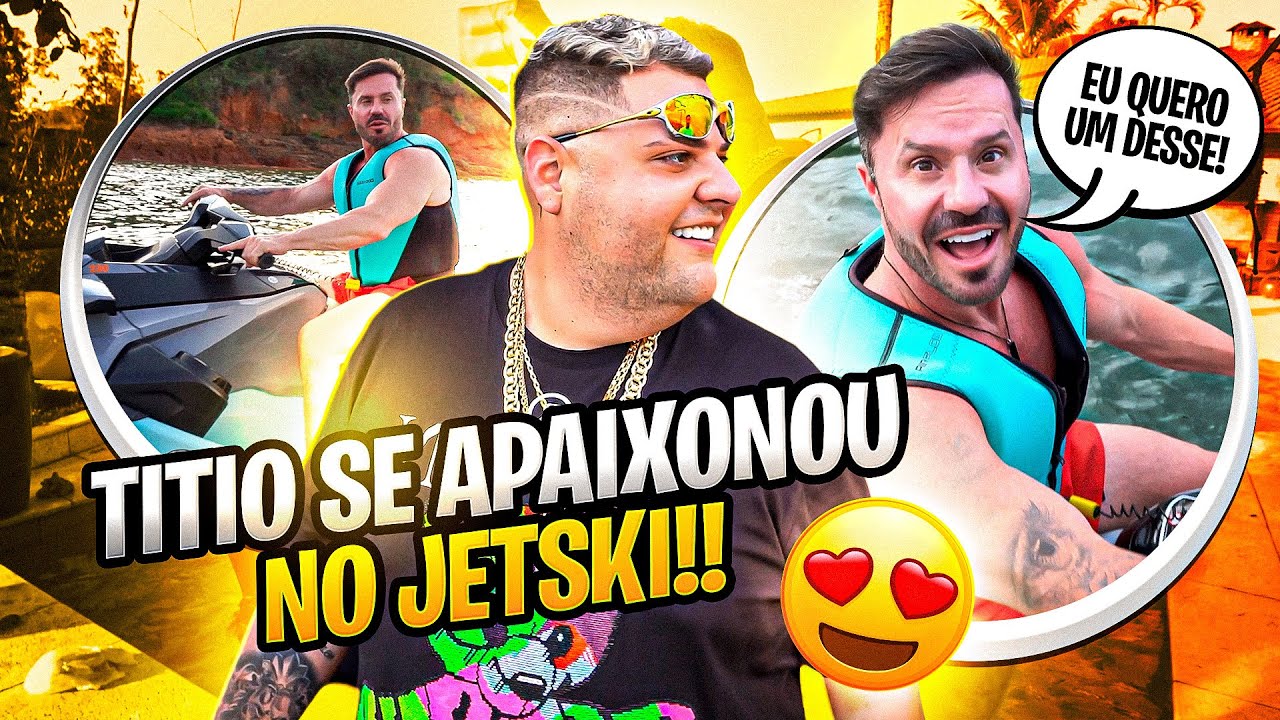 ENSINEI O RENATO CARIANI A ANDAR DE JETSKI EM IGARATÁ E ESSA FOI A REAÇÃO DELE [MAUMAUZK]