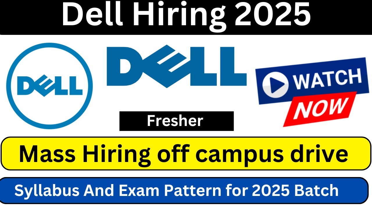 DELL Hiring 2025 Test Pattern & Selection Procedure of Dell