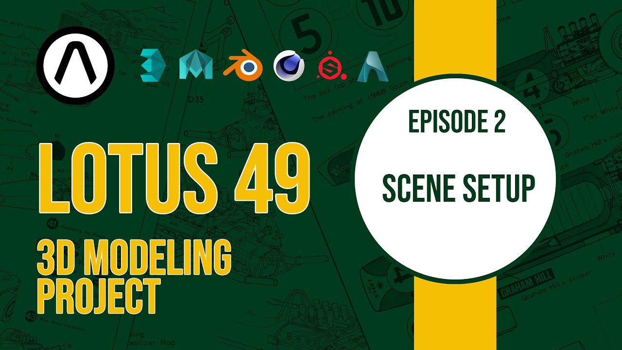 Project Lotus 49 - Ep2 - Scene setup