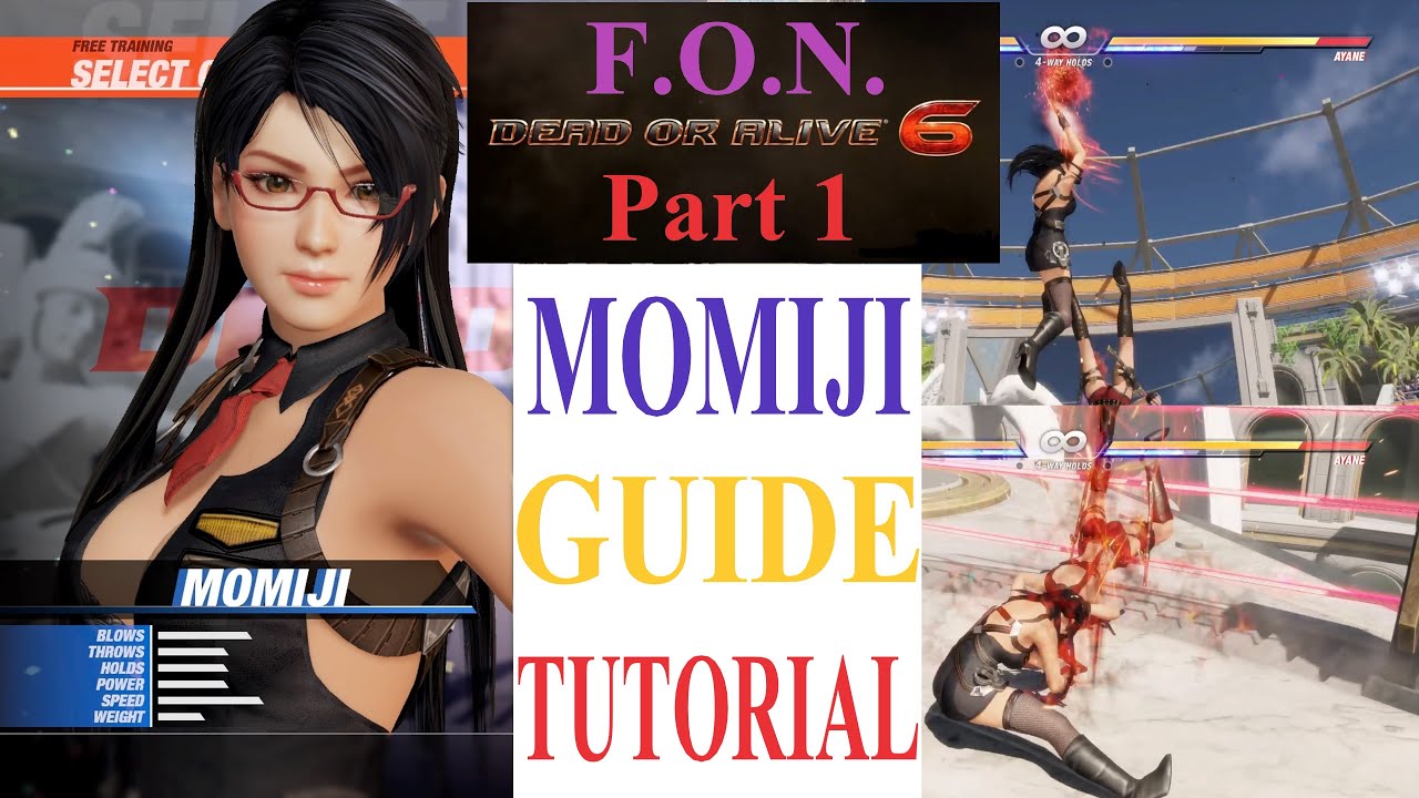 Dead or Alive 6: MOMIJI GUIDE Tutorial w/Force of Nature