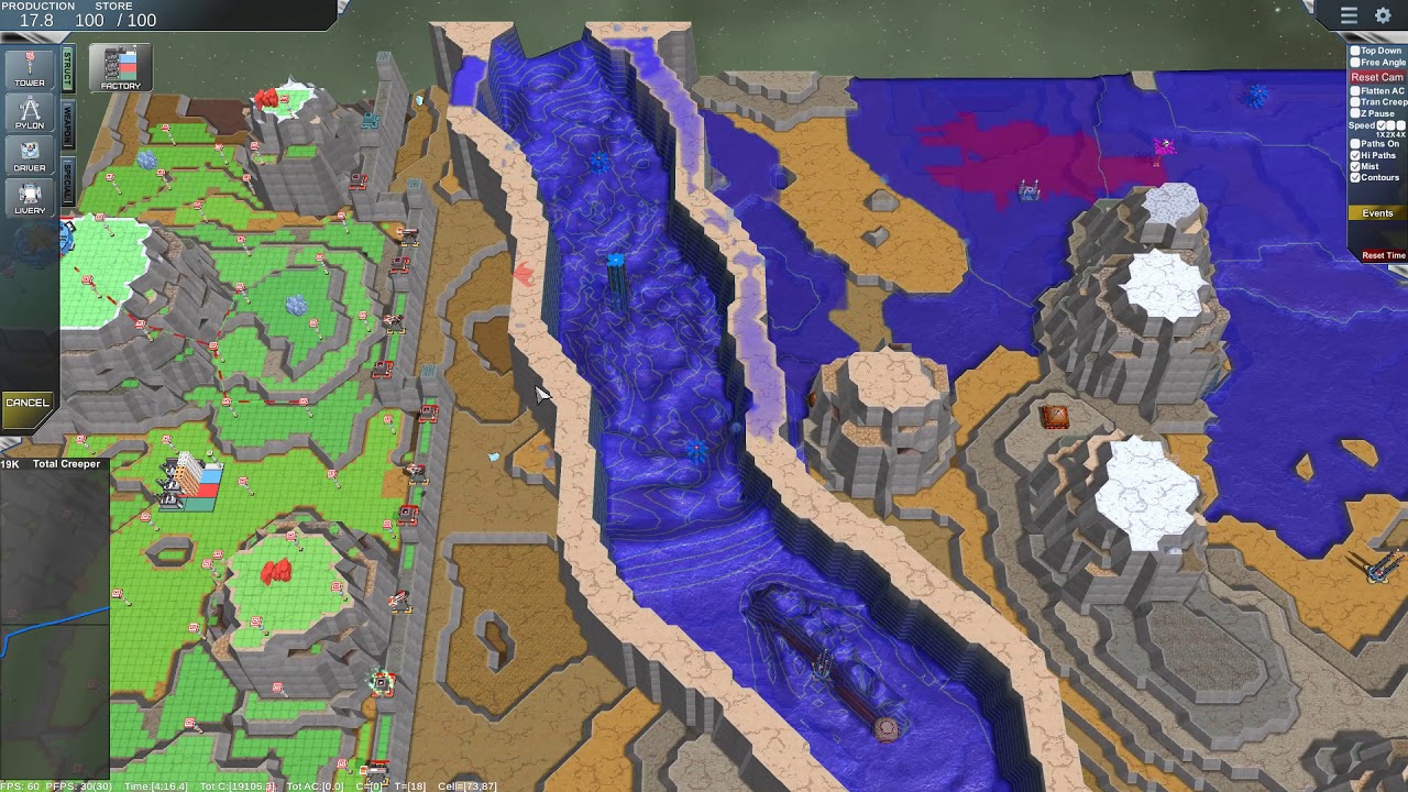 Creeper World 4 Dev: Canyon