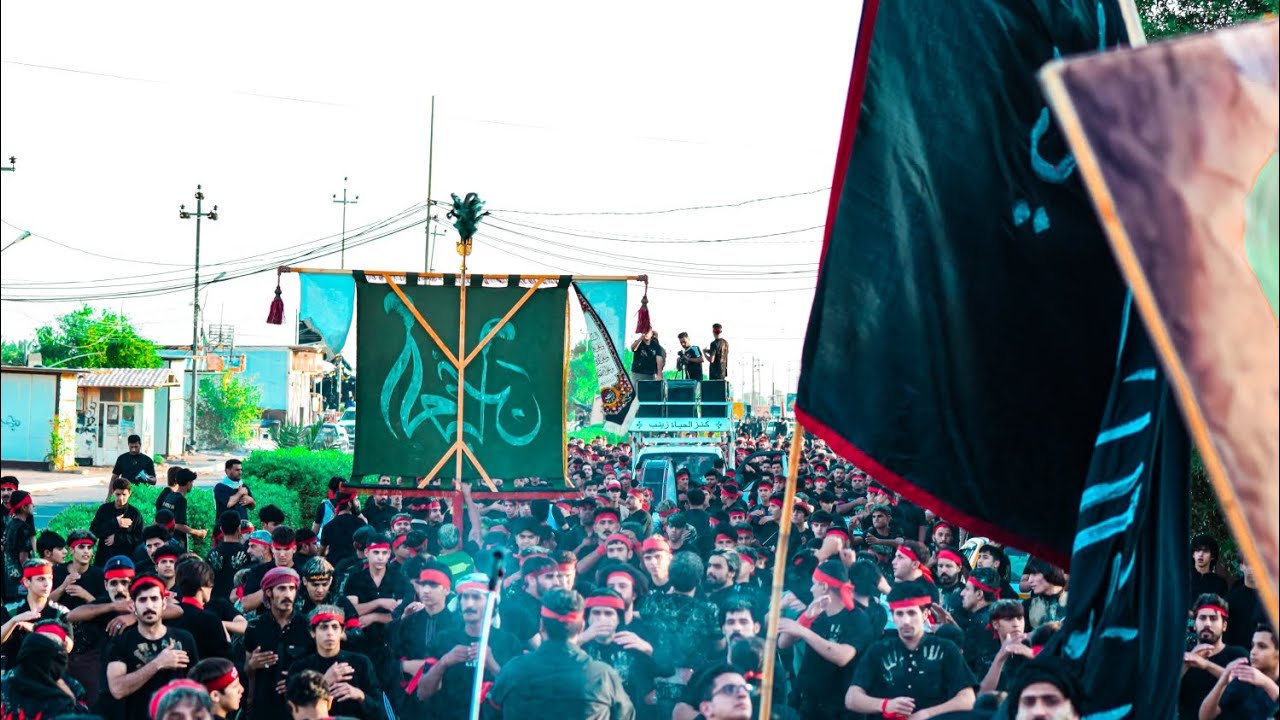 بسم مولانا قمر العشيرة العزا السنوي ل هيئة شباب قمر بني هاشم في قضاء المجر الكبير توثيق جعفر كاظم 