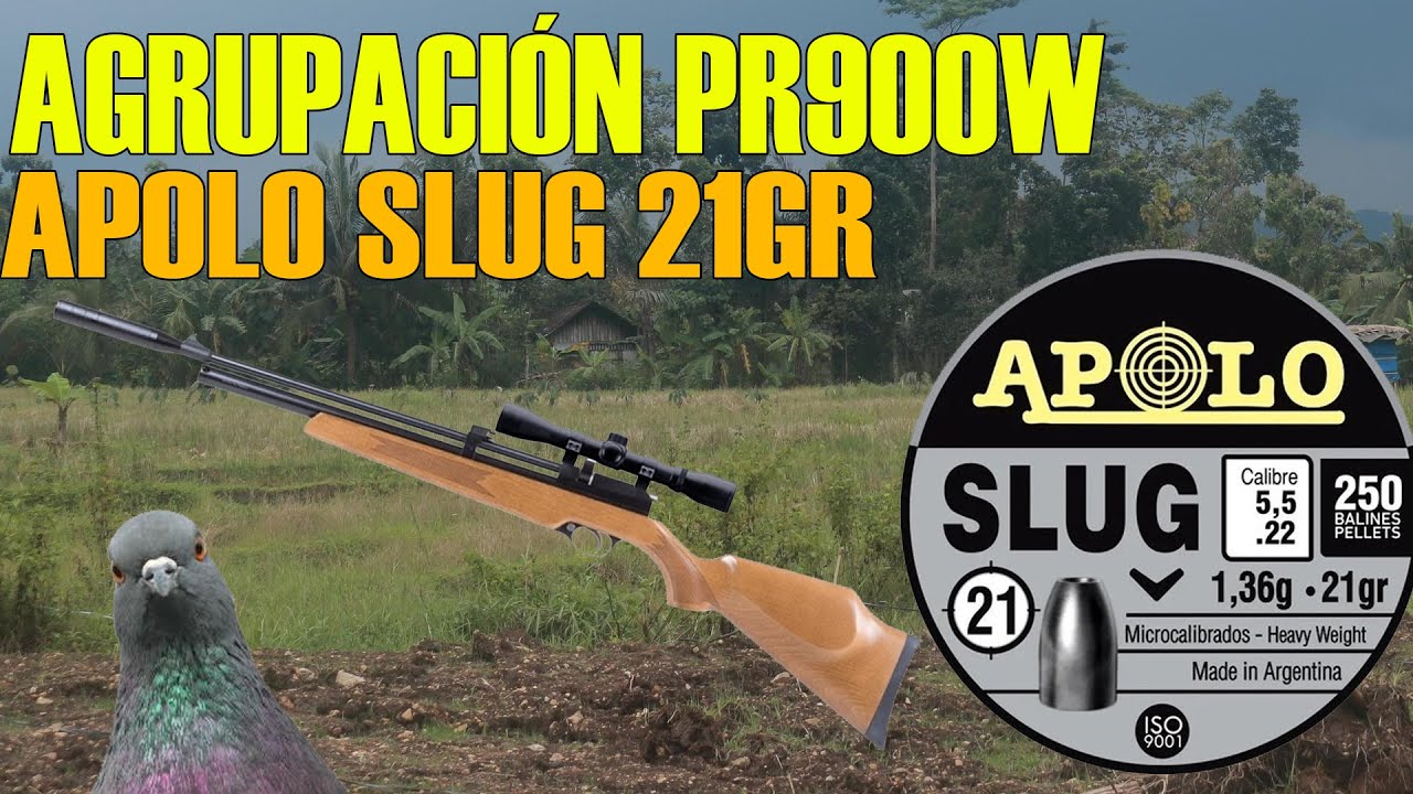 PR900W SLUG APOLO DE 21gr (AGRUPACIÓN) (50MTS)