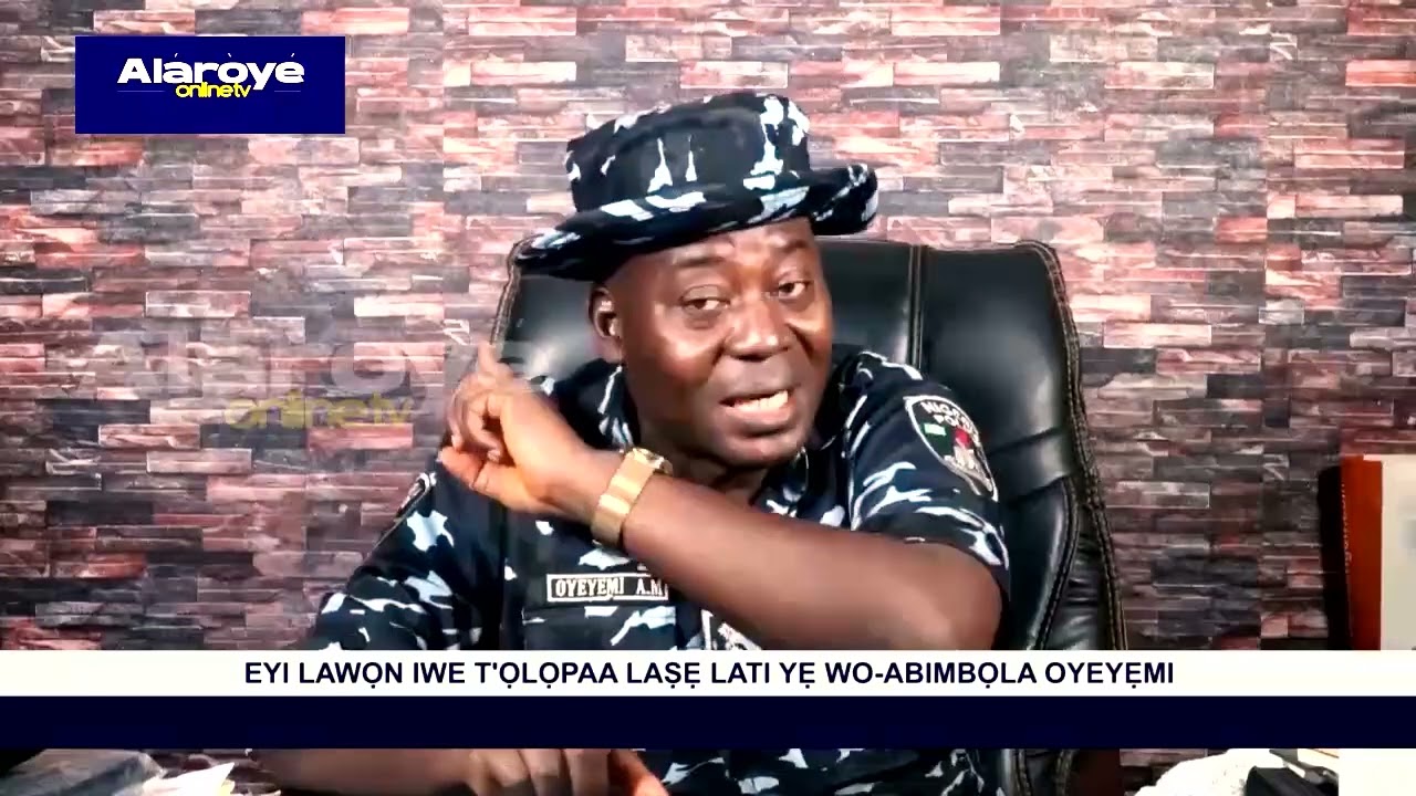 EYI LAWỌN IWE T'ỌLỌPAA LAṢẸ LATI YẸ WO-ABIMBỌLA OYEYẸMI