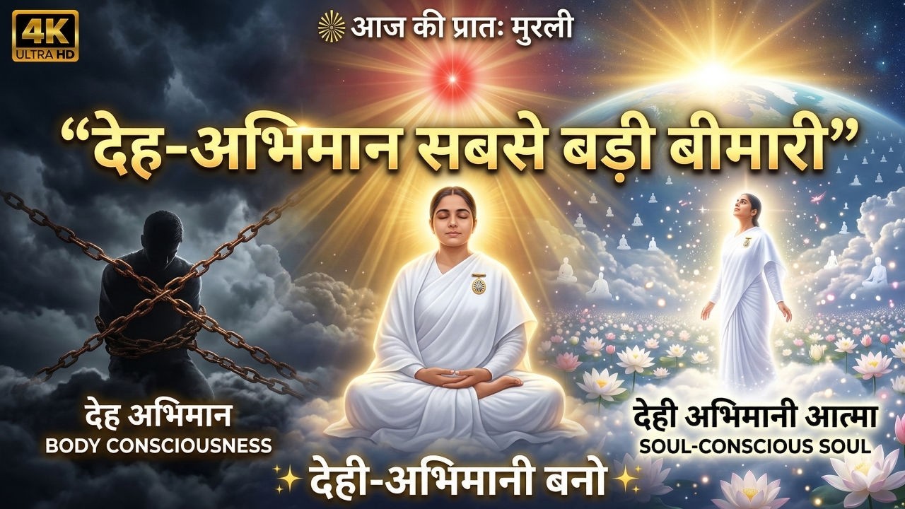 10 Mar 2026 Murli Song | देह-अभिमान सबसे बड़ी बीमारी | देही-अभिमानी बनो | Brahma Kumaris Murli