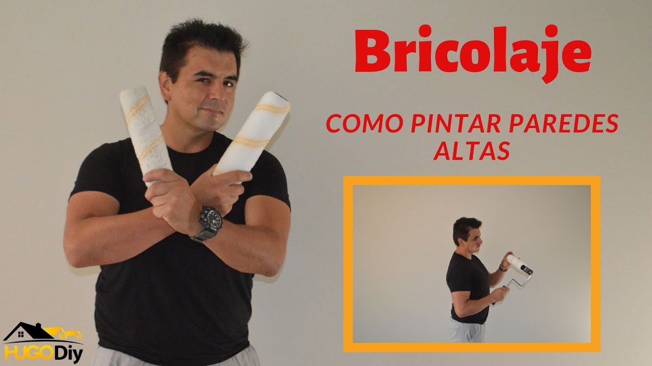 Como pintar una pared alta