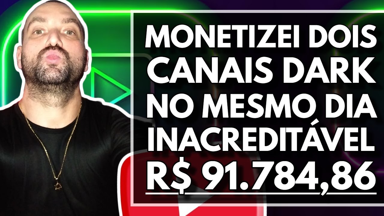 😱MONETIZEI 2 CANAIS DARK HOJE E MOSTREI 7 NICHOS QUE MONETIZA RÁPIDO COM UM VÍDEO EM 2025 INÉDITOS🚀🚀