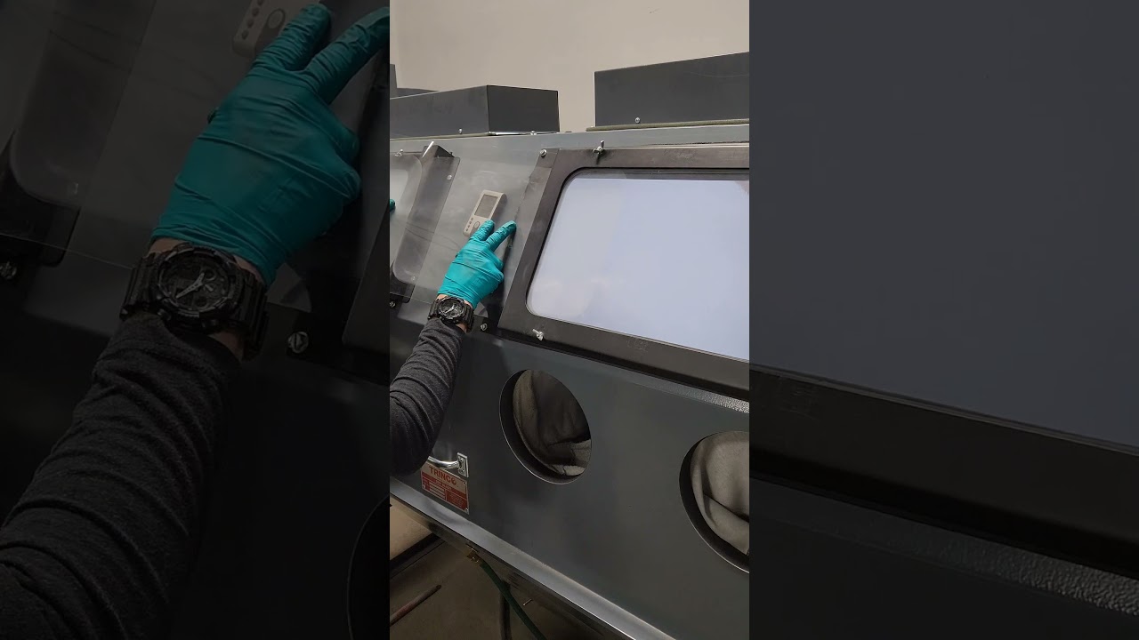 This ONE change can save you a TON of time! #mediablasting #sandblasting #clearvision #crosslinc