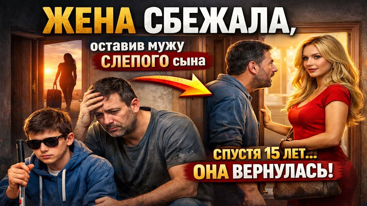 ЖЕНА СБЕЖАЛА, ОСТАВИВ МУЖУ СЛЕПОГО СЫНА  А КОГДА ЧЕРЕЗ 15 ЛЕТ ОН УВИДЕЛ ЕЕ НА ПОРОГЕ