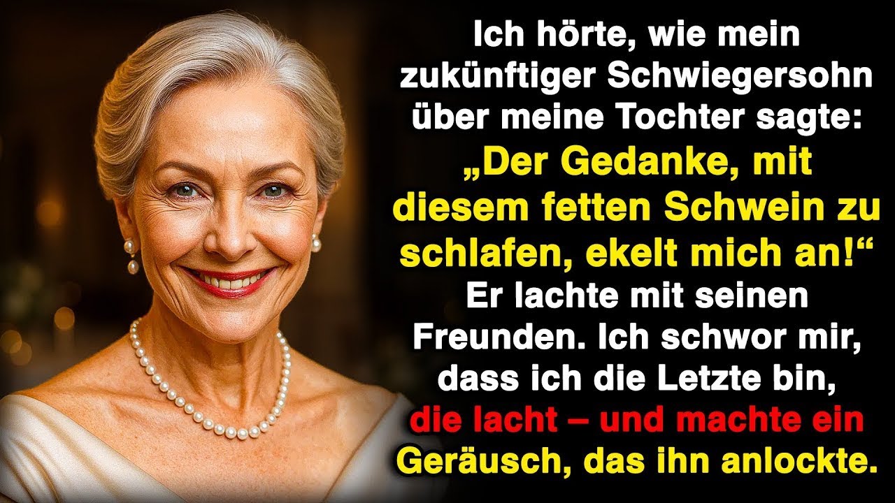 Mein Schwiegersohn nannte meine Tochter am Hochzeitstag „fettes Schwein“ – ich hörte alles!