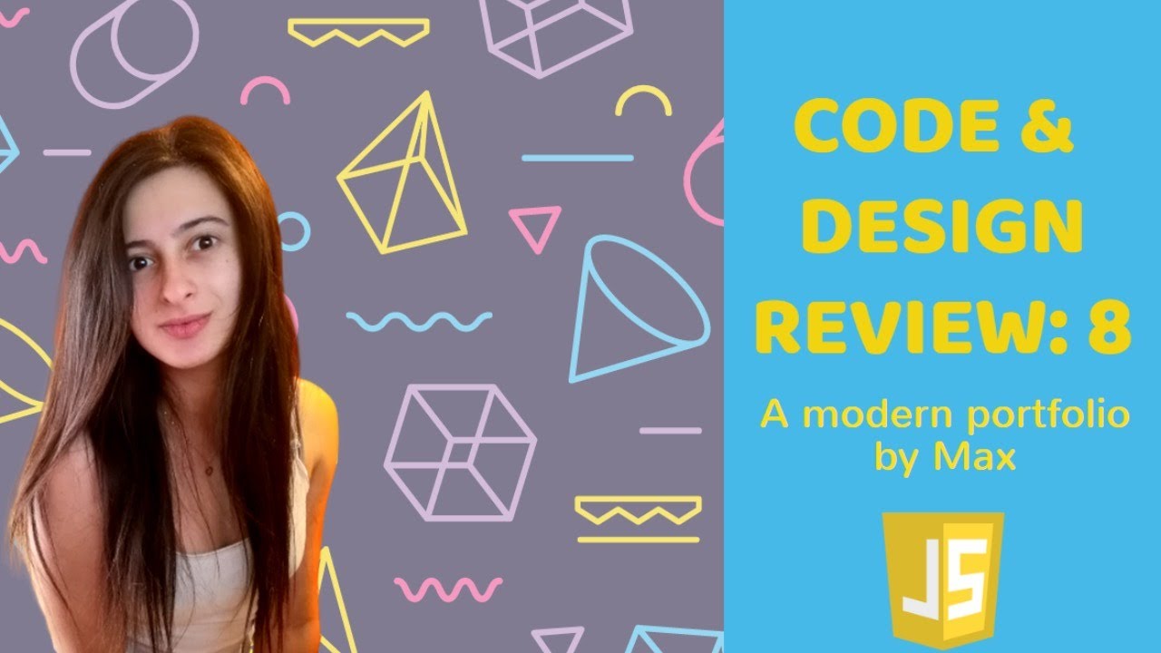 📚Review 8: Modern Portfolio, Developer: Max | #elefDoesCode